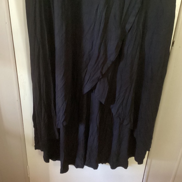 Ayifu Black Hi~Lo Faux Wrap Knit Dress Size 3XL - Picture 2 of 4